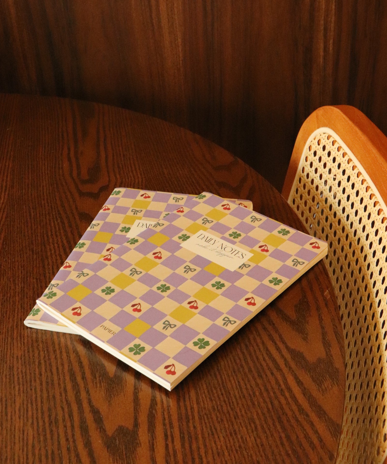 Squared Purple Notebook