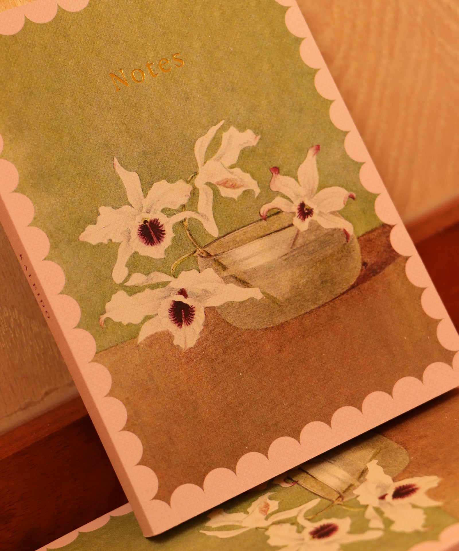 Pink Orchid Small Notebook
