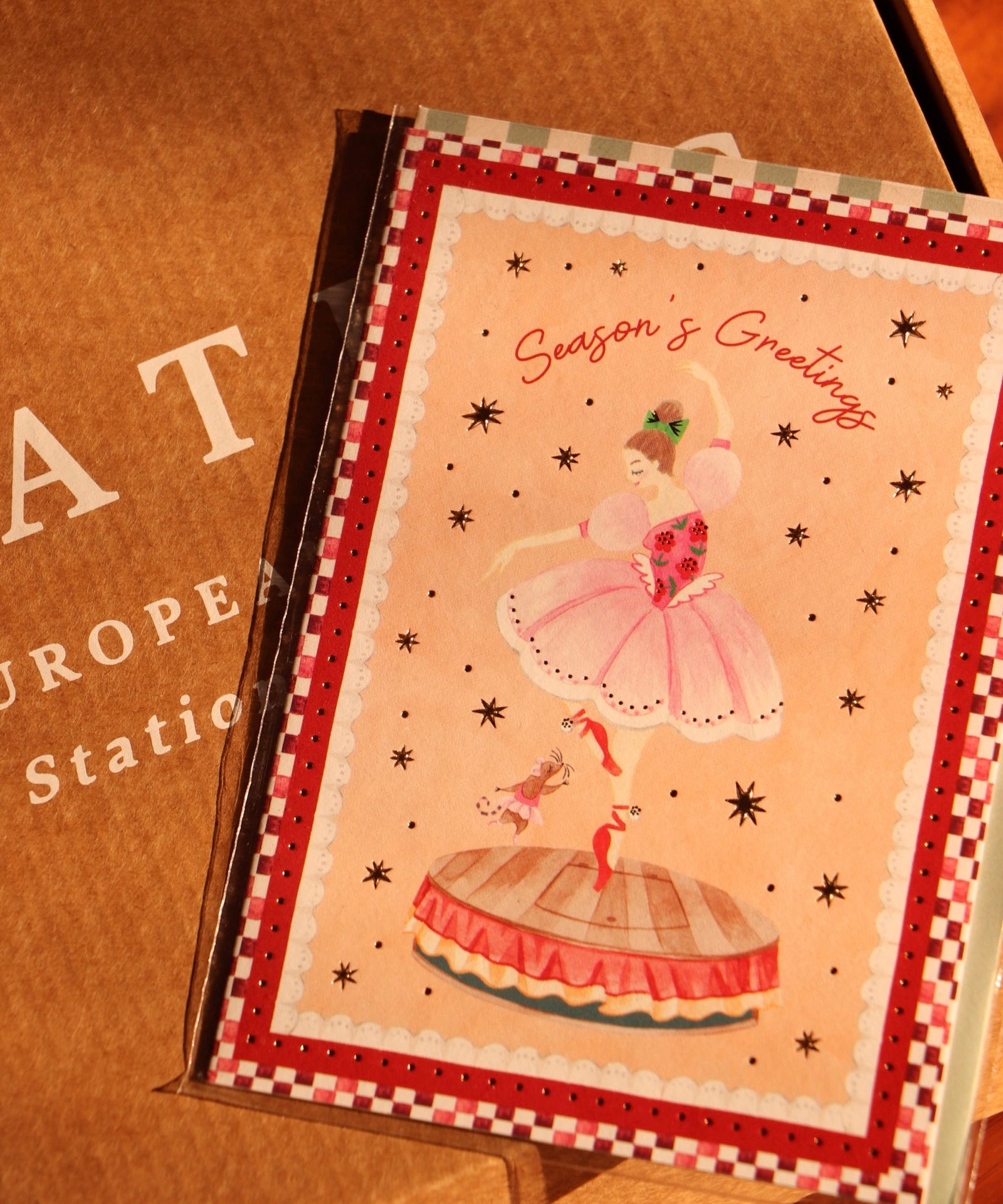 Ballerina Chirstmas Card