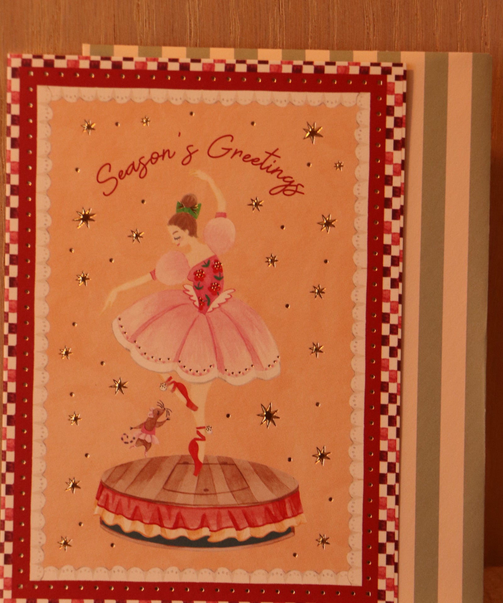 Ballerina Chirstmas Card